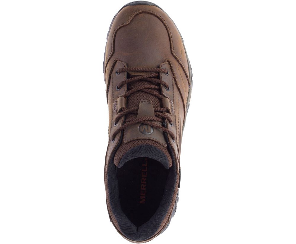 Tenis Homem - Merrell Moab Adventure Lace Waterproof - Marrom - GTC806523